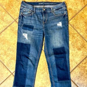 Old navy patchwork jeans